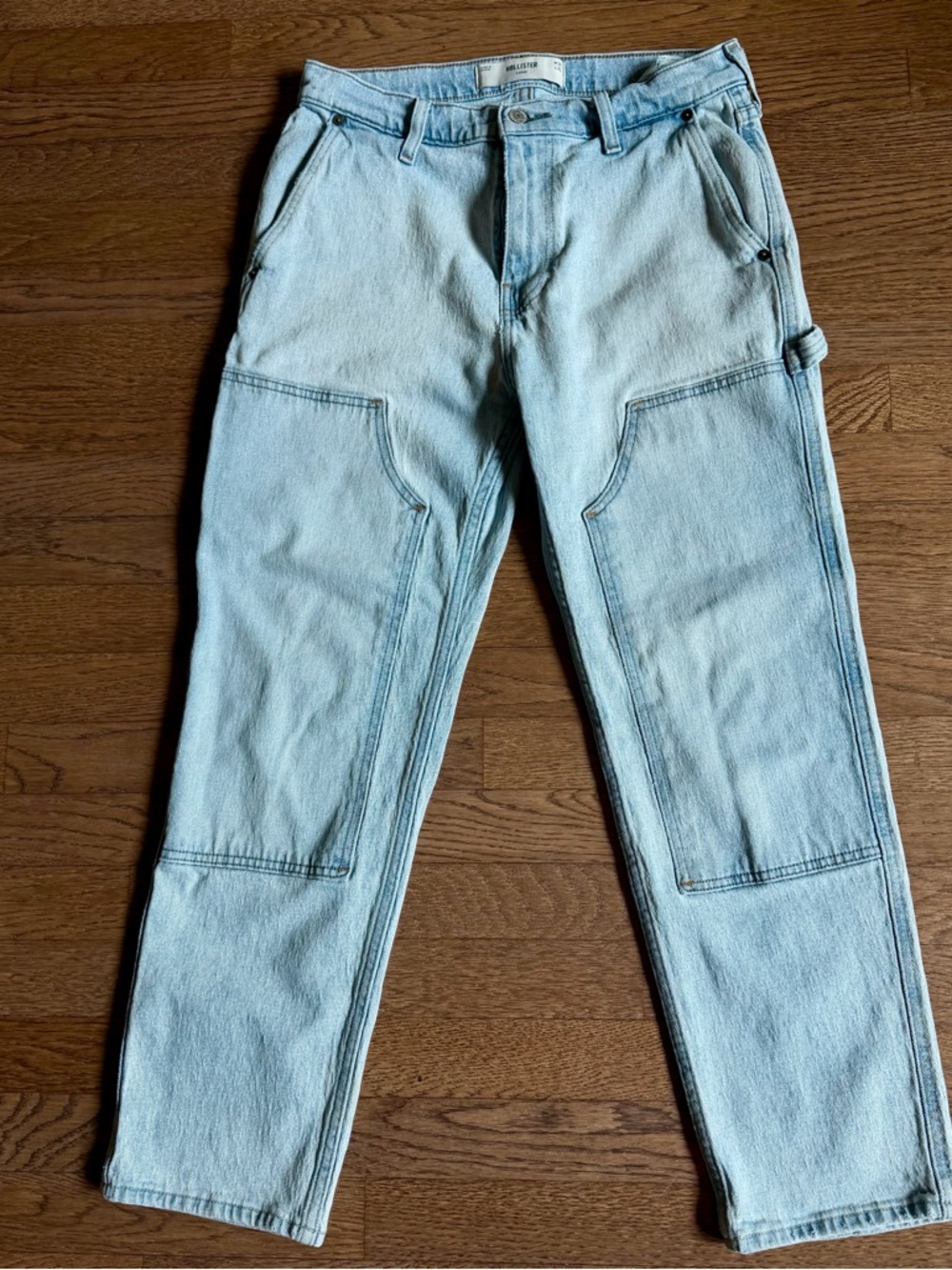 Hollister Light Blue Loose-Fit Jeans